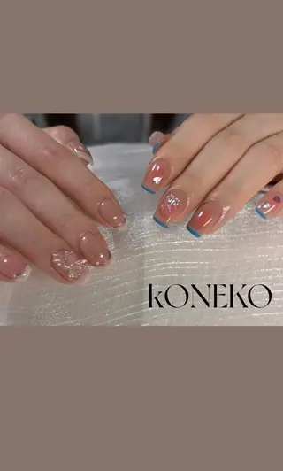 ネイル コネコネイルサロン モデル用のネイルデザイン