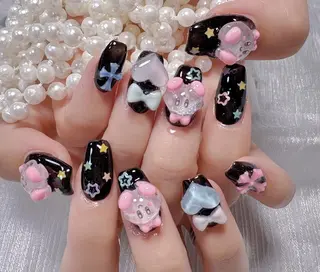 ネイル 🎀鈴音🎀 ワンホンネイルのネイルデザイン