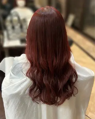 ロング カラー chara池袋所属・永井 麻ユ子のヘアスタイル