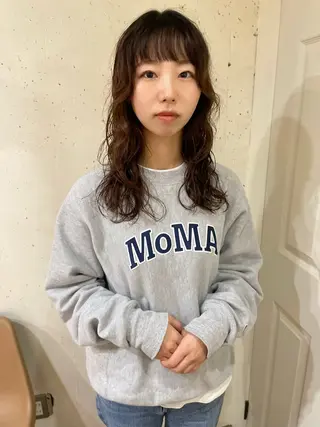 ロング パーマ YUKI 新宿 カット/パーマのヘアスタイル