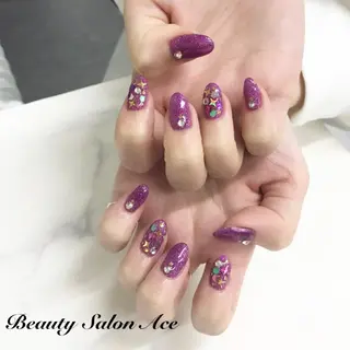 ネイル Beauty Salon Ace(ネイルサロン エース)所属・池袋フィルイン Ace♡長さだしのネイルデザイン