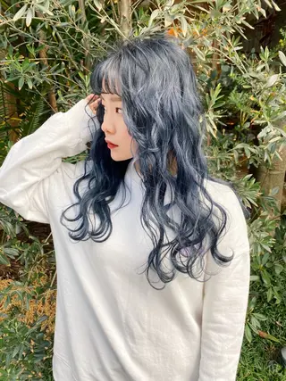 セミロング カラー 🧡色落ちまで2度綺 麗なカラー🧡ヨシキのヘアスタイル