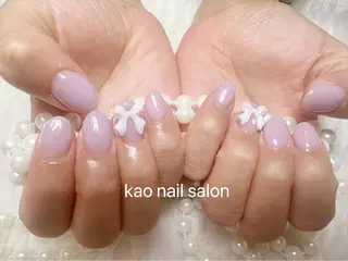 ネイル kao nail マグネット/長さだしのネイルデザイン