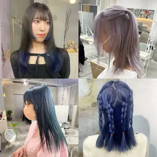 ロング カラー qulim所属・前橋 姫奈のヘアスタイル