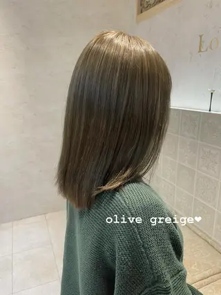 ミディアム Kanami/韓国風 /艶カラーのヘアスタイル