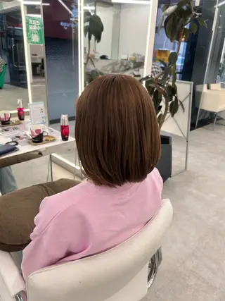 ミディアム カラー はるか/ブリーチカラ ー/ヘアアレンジ🤍のヘアスタイル