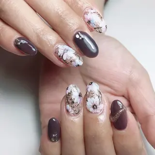 ロング ネイル ☺︎山部 志麻☺︎のネイルデザイン