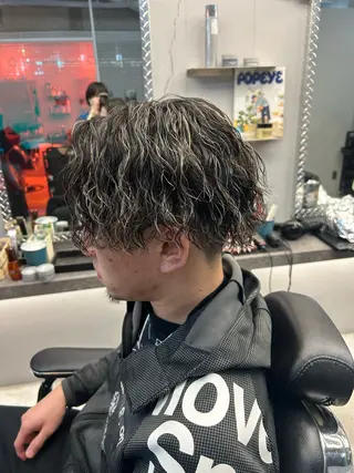 カラー パーマ メンズ 天王寺メンズパーマ /マツムラミユウのヘアスタイル