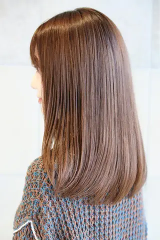 セミロング 後輩のモデル募集中 河端　麻佑のヘアスタイル