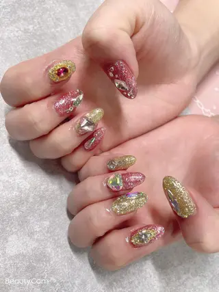 ミディアム ネイル 《LB》ラブリエ Nail&eyeのマツエク・マツパデザイン