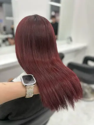 ミディアム カラー パーマ ヘアアレンジ メンズ キッズ ♥️韓国ヘア レイヤー♥️ゆりのヘアスタイル
