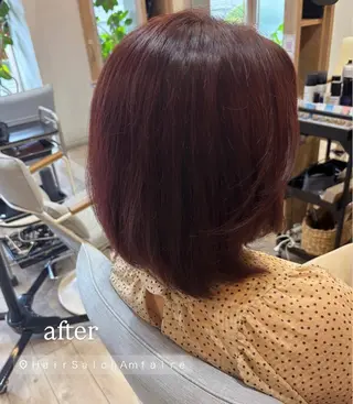 ミディアム shimizu .のヘアスタイル
