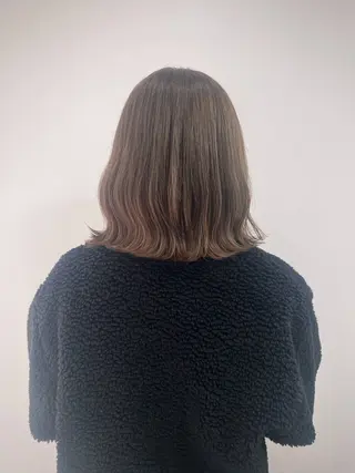 ミディアム カラー 聖花/暖色カラー /縮毛矯正/透明感のヘアスタイル