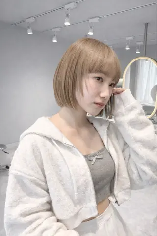 ミディアム sand clear所属・似合わせno.1 💎ボブ特化まなかのヘアスタイル