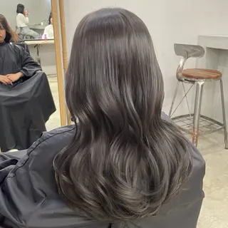 カラー 新宿/韓国ヘア/ 髪質改善ストレートのヘアスタイル