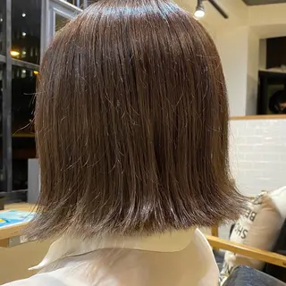 ショート カラー 艶カラー/韓国顔周り 🎀mamiのヘアスタイル