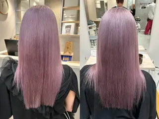 カラー miu🌝 ハイライト/一宮のヘアスタイル