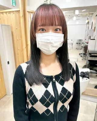 ショート カラー パーマ 銀座No.1髪質改善 縮毛矯正/本木のヘアスタイル