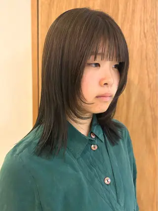 セミロング ☁️RIKA☁️ @ri2_____bのヘアスタイル