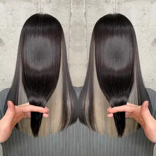 ロング カラー 新宿/髪質改善/ 縮毛矯正/松永ゆいのヘアスタイル