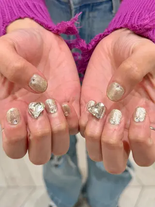 メンズ ネイル ハイトーン/ネイル /ミウ 🌺❤︎のヘアスタイル