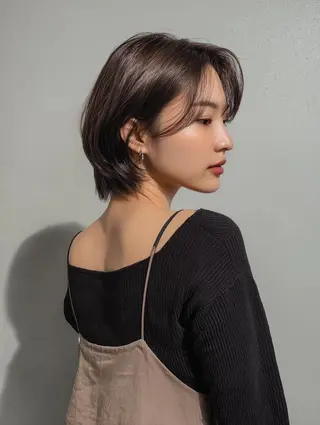 ショート カラー ブリーチお任せ🫧 tokute高円寺のヘアスタイル