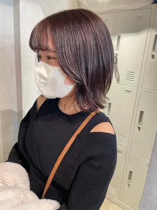 ミディアム カラー ナチュラル透明感🌱 小山美樹子のヘアスタイル