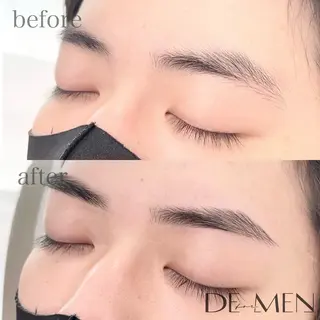 メンズ アイブロウ ayaka 𐙚 ࣪ 𓈒⭒のマツエク・マツパデザイン