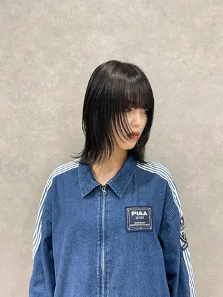 ショート カラー つちくら あみのヘアスタイル