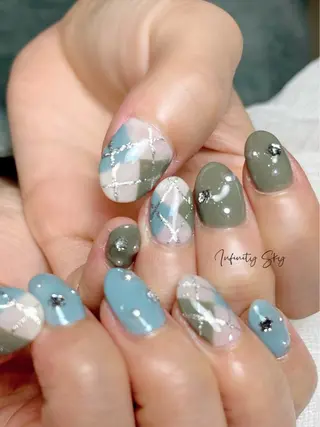 ネイル infinity skyのネイルデザイン