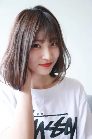 ミディアム カラー ✂️似合わせの魔術師 石田一樹✂️のヘアスタイル