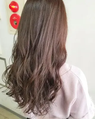 ロング カラー パーマ ヘアアレンジ メンズ キッズ ネイル マツエク・マツパ 🌸グレージュ/ ベージュ🌸yutaのヘアスタイル