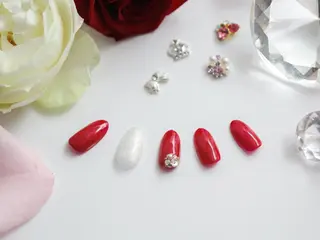 ミディアム ネイル 💎ビューティサロン 湘南　RIRAN💎のネイルデザイン