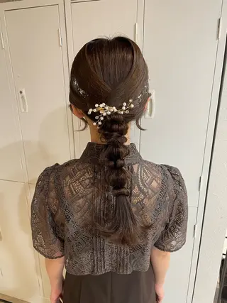 ミディアム velua yumekaのヘアスタイル