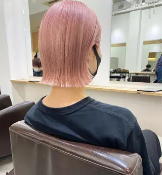 ショート カラー 森貴裕/ベージュ/ パーマ/オリーブのヘアスタイル