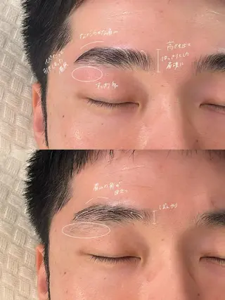 メンズ アイブロウ GO TODAY SHAiRE SALON Vellmie店所属・吉祥寺kasumi 🌛eye/browのマツエク・マツパデザイン