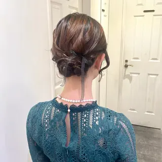 ヘアアレンジ ハイトーンカラー/ 長さだし🐇きょうかのヘアスタイル