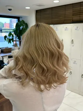 ミディアム カラー 北島亜弥/髪質改善 /カラーのヘアスタイル