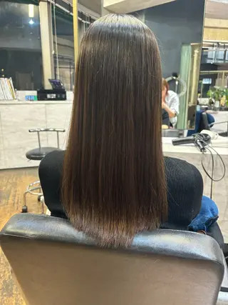 ロング パーマ パーマ、ストレート 🫧ちひろ🫧のヘアスタイル