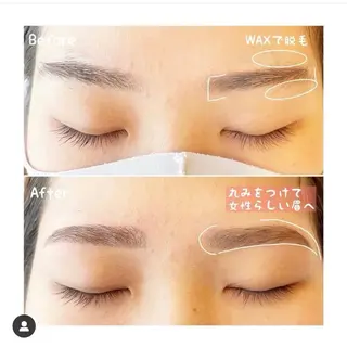 アイブロウ WHITE  EYE　京橋店所属・WHITE EYE 京橋店の眉毛・アイブロウイメージ