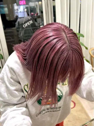 セミロング カラー 透明感/ベージュ /kazui🐈のヘアスタイル