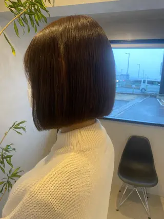 ショート Agu hair lang屋島店所属・白井 音羽のヘアスタイル