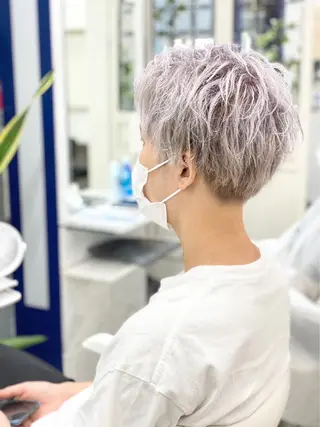 カラー メンズ カラー特化サロン ピリナ相武台前のヘアスタイル