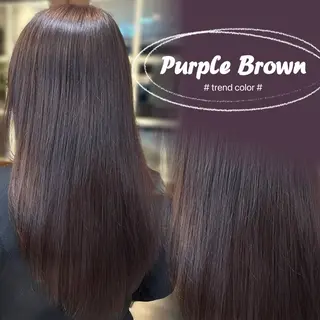 ロング カラー トゥサリ/ 海外ヘア/レイヤーのヘアスタイル