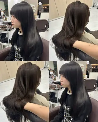 セミロング カラー IS所属・横浜美容室/透明感 カラー/レイヤーのヘアスタイル