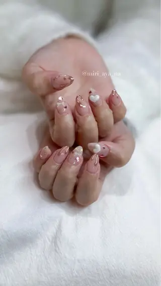 ネイル 新宿代々木/韓国系 ワンホン/aya🫧のネイルデザイン