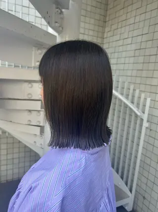 ミディアム 暖色カラー🍒🌷 hitomiのヘアスタイル