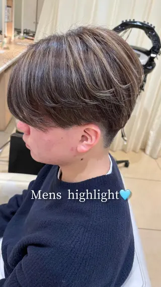 カラー メンズ 🩵波巻き／ツイスパ HARU💎のヘアスタイル