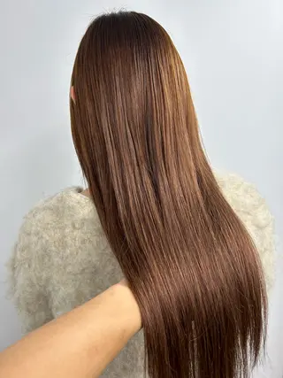 ロング 下妻 カラーエクステ難波のヘアスタイル