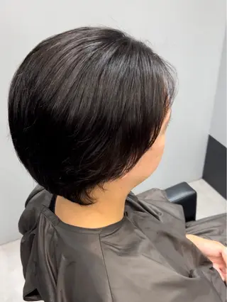 ミディアム パーマ メンズ 曲がる縮毛矯正 LIBER 　岩名のヘアスタイル